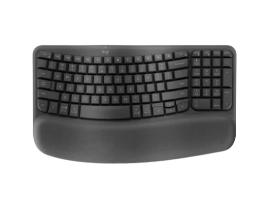  <b>Wireless Keyboard:</b> Logitech ERGO Wave Keys - Graphite<br>Wireless Ergonomic Keyboard With A Cushioned Palm Rest  